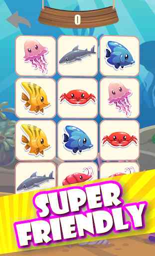 Memory game - Ocean fish 3
