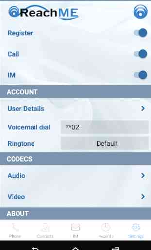 ReachMe Softphone VOIP and SMS 3