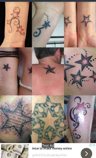 Star Design Tattoo 2