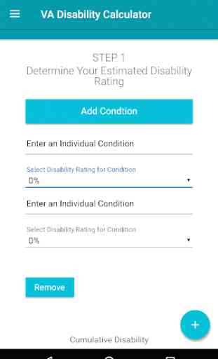 VA  Disability Rating & Compensation Calculator 1