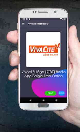 Vivacité Luxembourg (RTBF) Radio App Belgie Online 1