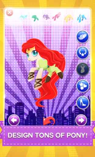 Super Pony Hero Girl – My Little Princess Pony Dress up Games for Free 3