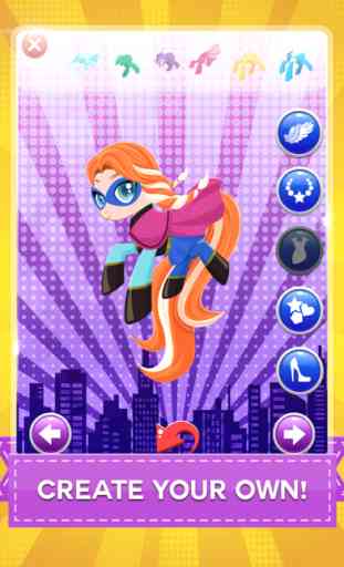 Super Pony Hero Girl – My Little Princess Pony Dress up Games for Free 4