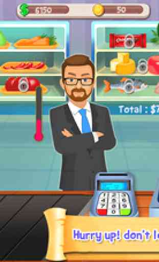 Supermarket Cash Register Sim- Kids Educational Shopping Mall & Time Management Fun Games 1