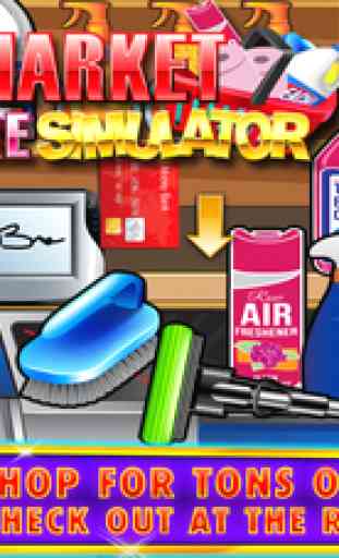 Supermarket: Department Store & Drugstore Simulator - Kids Cash Register Shopping Games FREE 2