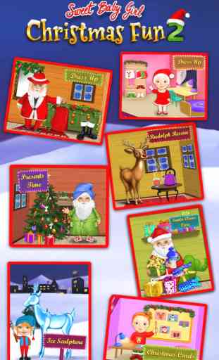 Sweet Baby Girl Christmas Fun 2 – Santa's Village & Winter Crafts 1