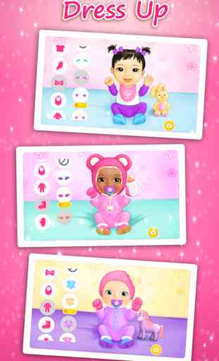 Sweet Baby Girl - Daycare 2 Bath Time and Dress Up Mini Games 2