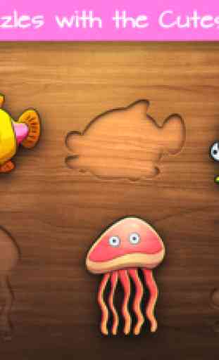 Toddler Games and Fish Puzzles for Kids: Age 1 2 3 1
