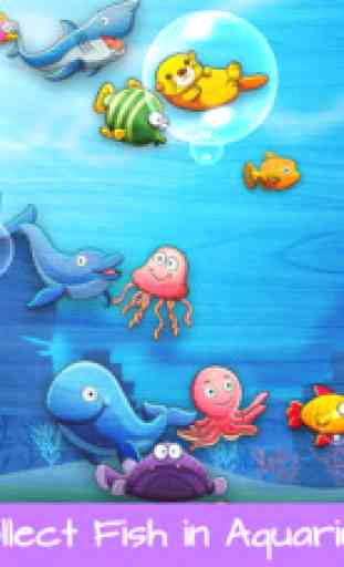 Toddler Games and Fish Puzzles for Kids: Age 1 2 3 3