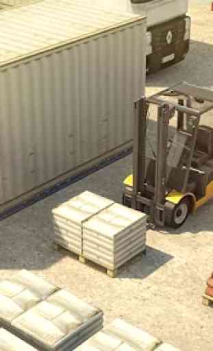 3D Forklift Parking Simulator 2