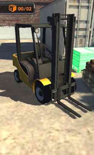3D Forklift Parking Simulator 3