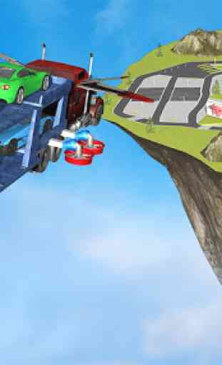 Flying Car Transport Truck 3D 2