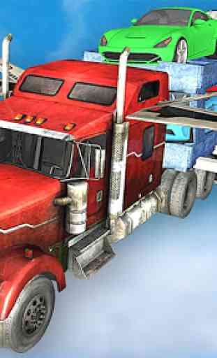 Flying Car Transport Truck 3D 3