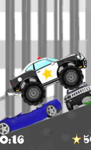 Mad smash cop - hill racer 1