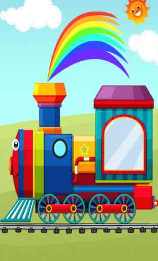 Steam Train Engine Colors Games For Toddlers Free 1
