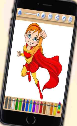 Superheroes coloring pages – pic painting for kids 1