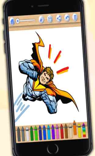 Superheroes coloring pages – pic painting for kids 3