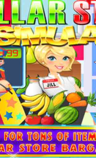 Supermarket Dollar Store Cashier - Kids Cash Register & Shopping Games FREE 2