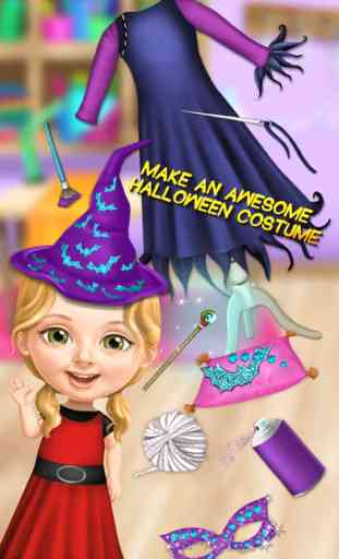 Sweet Baby Girl Halloween Fun - Spooky Makeover & Dress Up Party 2