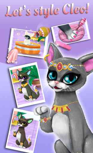 Sweet Egyptian Princess - Fashion Makeover & Kitty Styling 3