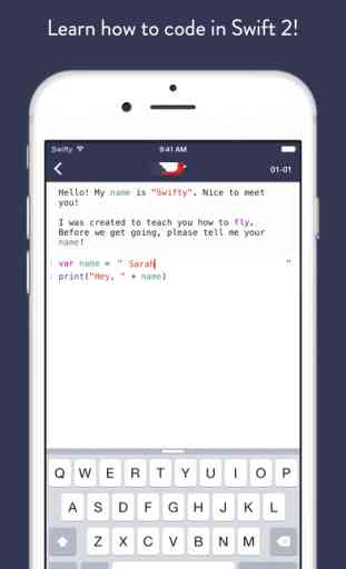 Swifty - Learn how to code with interactive tutorials for Swift 1
