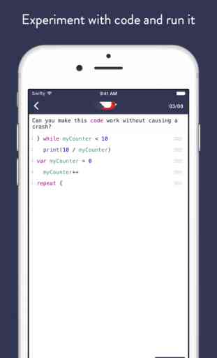 Swifty - Learn how to code with interactive tutorials for Swift 3
