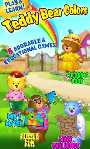 Teddy Bear Colors - Educational Games for Kids 1