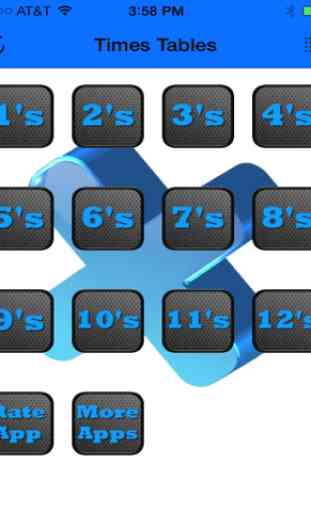 Times Tables Game - Multiplication Study App 4