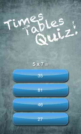 Times Tables Quiz! (Multiplication Trainer) 1