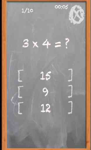 Times Tables Trainer Brain Game Universal 1