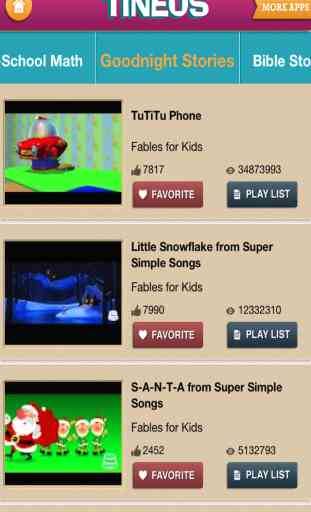 Tineos – Kids’ Video collection from YouTube 1