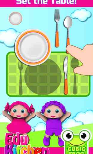 Toddler Kitchen Cooking Games-EduKitchen Girl Free 4