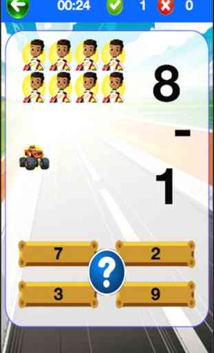 Toddler Math Game of Blaze and the Monster Machines 2