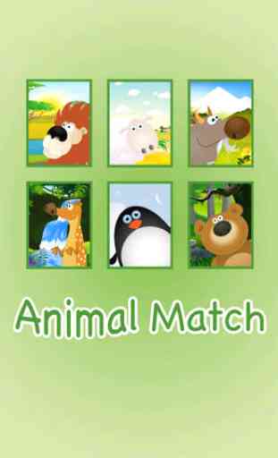 Toddler's Games: Animal Match 1