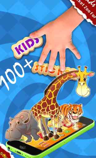 Toddler's Preschool Zoo Animals Kids Jigsaw Games 2