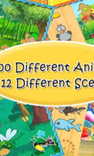 Toddler's Preschool Zoo Animals Puzzle 2