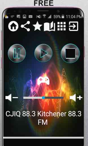 CJIQ 88.3 Kitchener 88.3 FM CA App Radio Free List 1