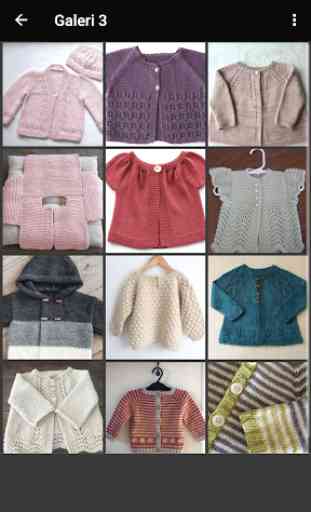 Baby Sweater Knit Pattern 1