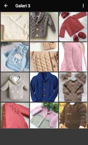 Baby Sweater Knit Pattern 3