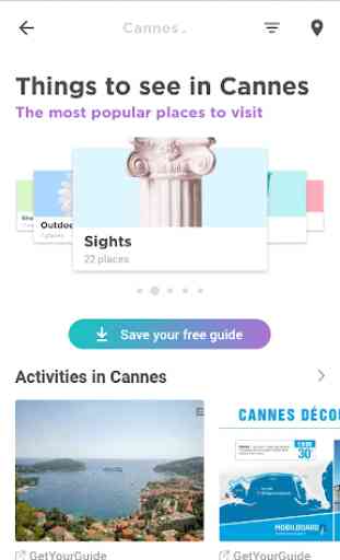 Cannes Travel Guide in English with map 2