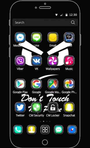 Don't Touch My Phone Theme 4