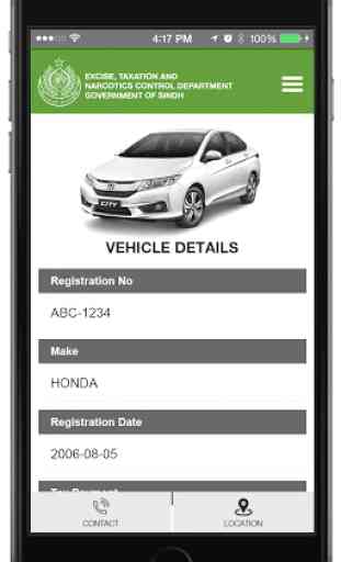 E-Vehicle: Online Verification Excise Sindh 4