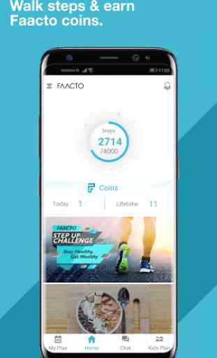 FAACTO - Fitness & Health App | Weight Loss Plan 1