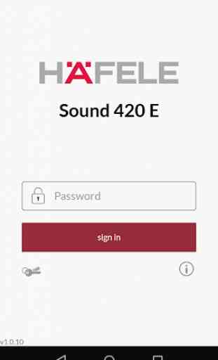 Häfele Sound 420 E 1