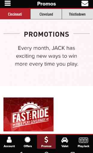 JACK - Casino Offers, Promotions, Comps & Valet 4
