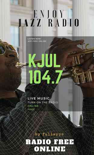 KJUL 104.7 Jazz Radio Station App2 1