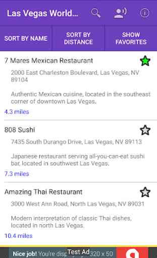 Las Vegas World Restaurants 1