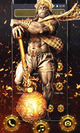Lord Hanuman Launcher Theme 1