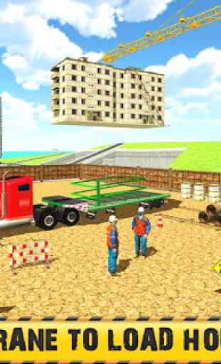 Mobile Home Transporter Truck: House Mover Games 1