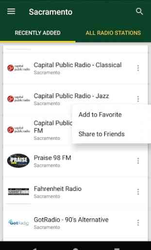 Sacramento Radio Stations - USA 1